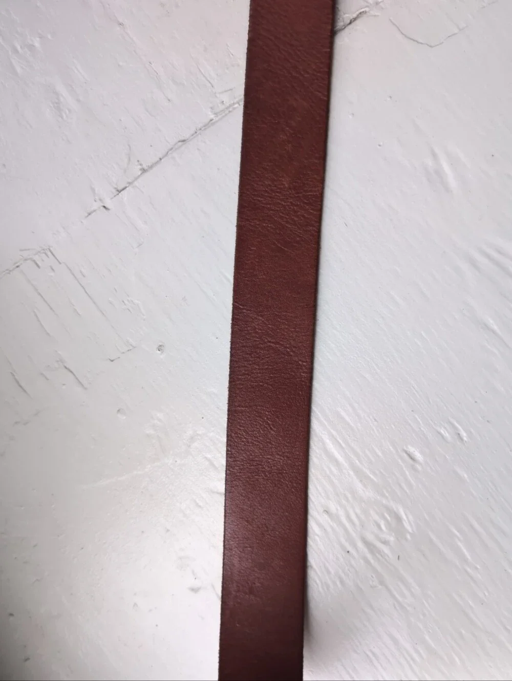 Vintage AE brown real leather belt with silver floral buckle
